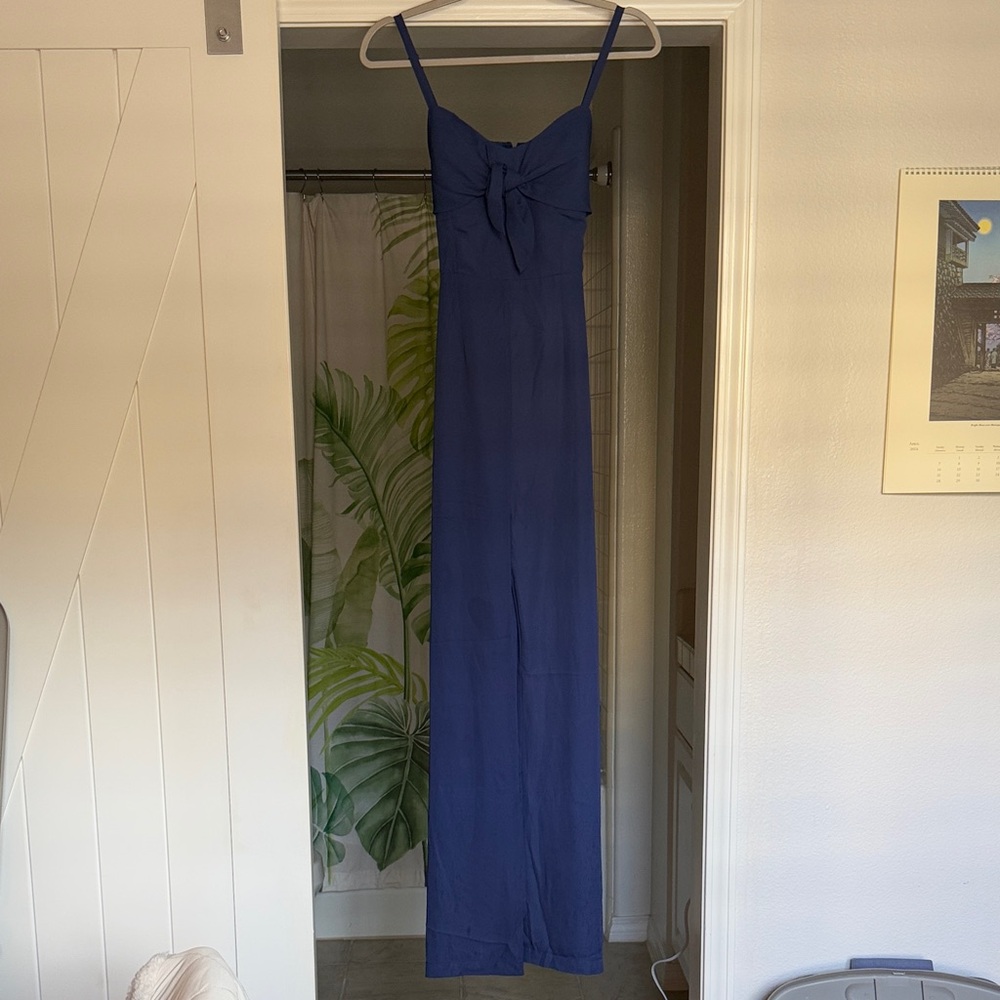 Socialite Navy Jumpsuit